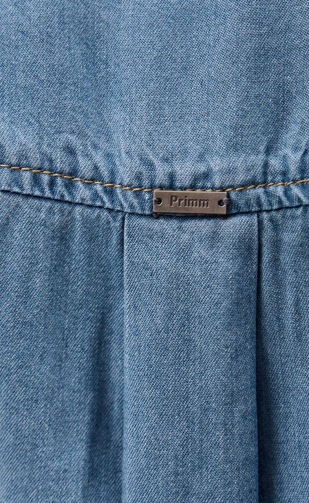 Платье джинс к/р P512-0310 l.blue