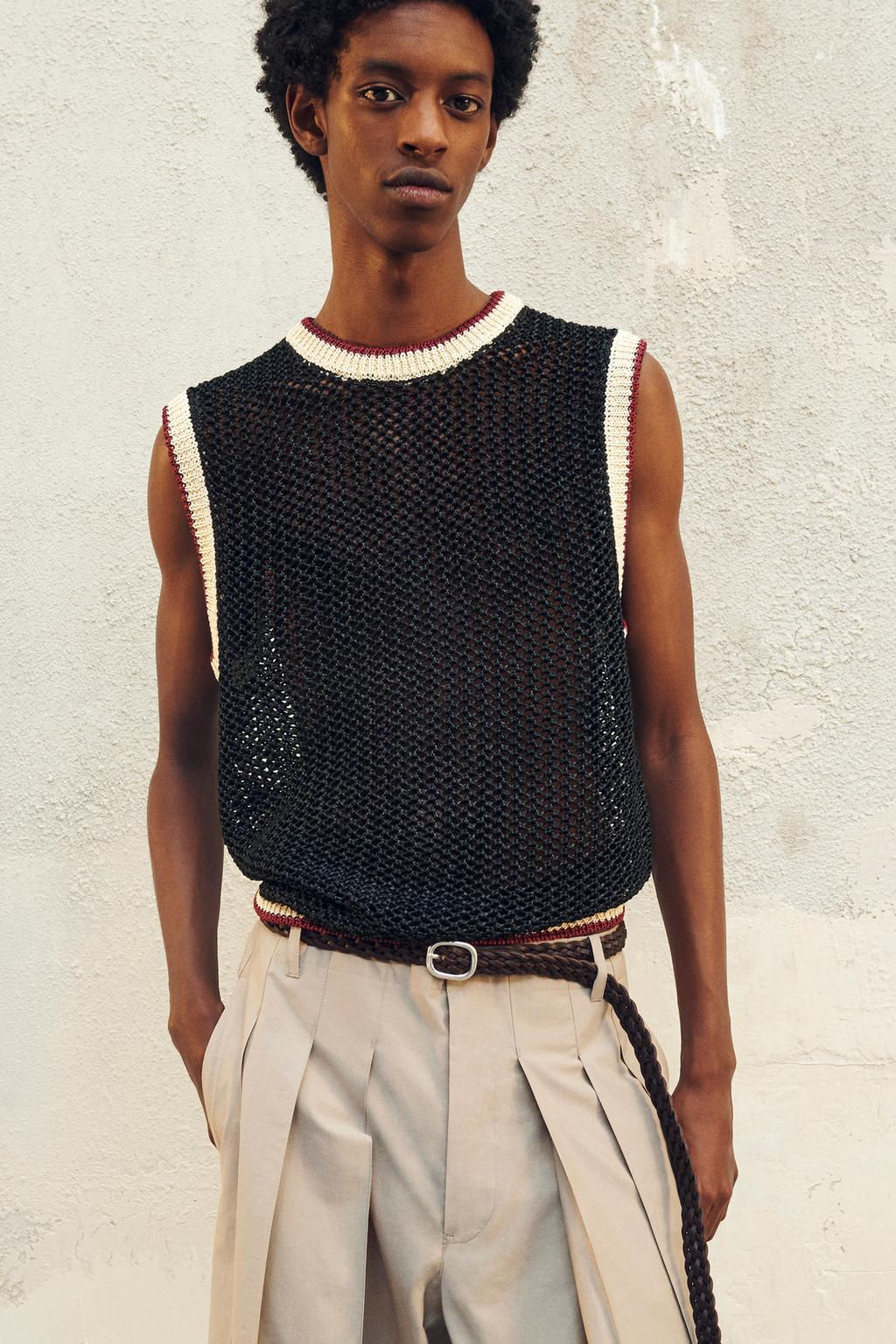 TEXTURED KNIT WAISTCOAT - LIMITED EDITION