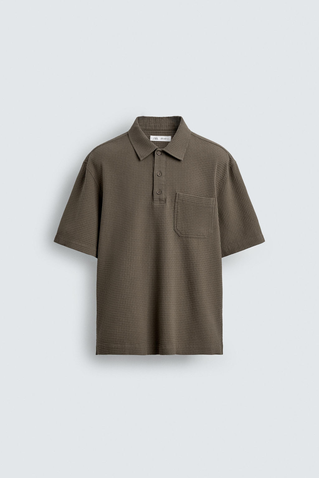STRUCTURED POLO SHIRT - Zara фото 6