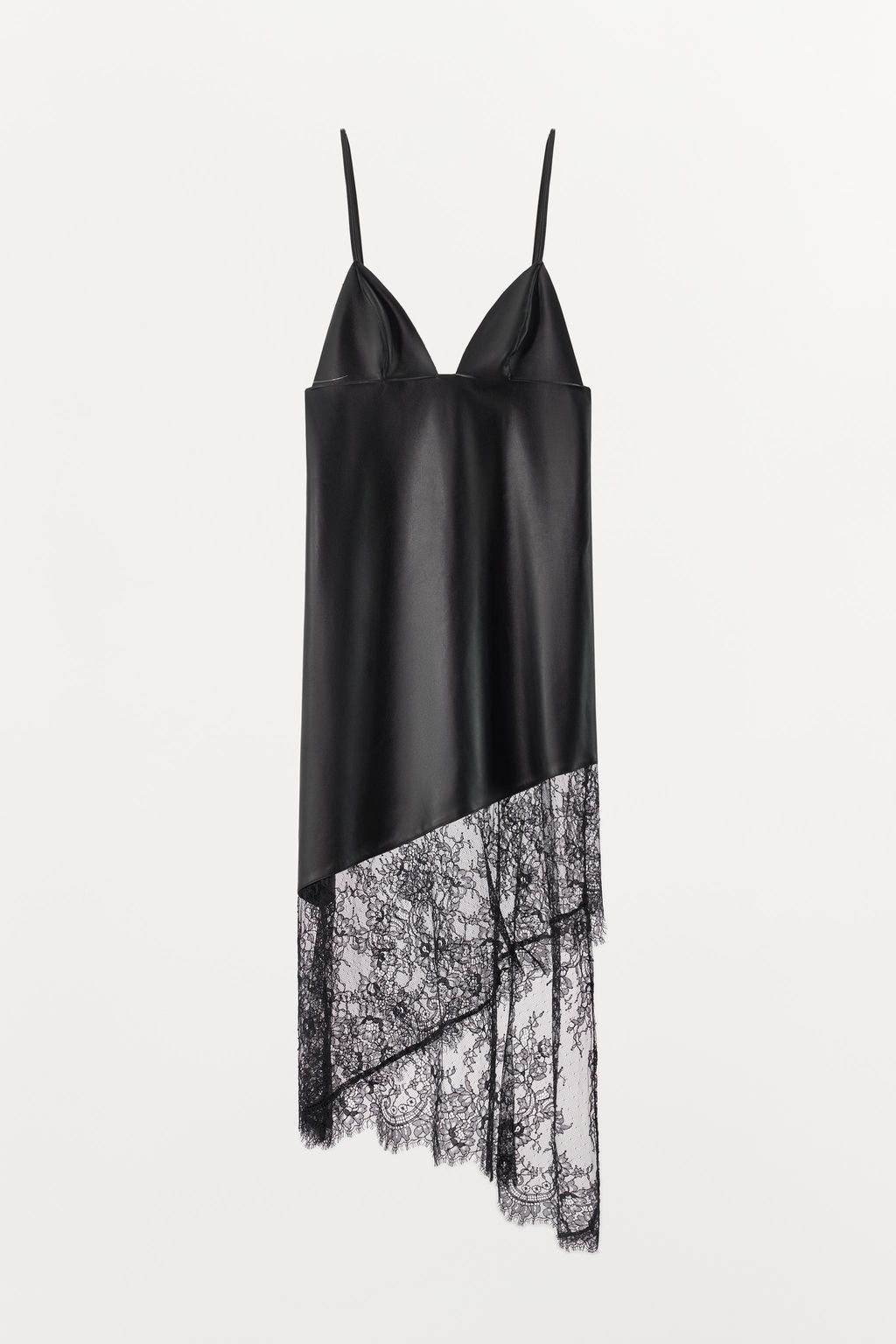 LEATHER LACE DRESS - Zara фото 4