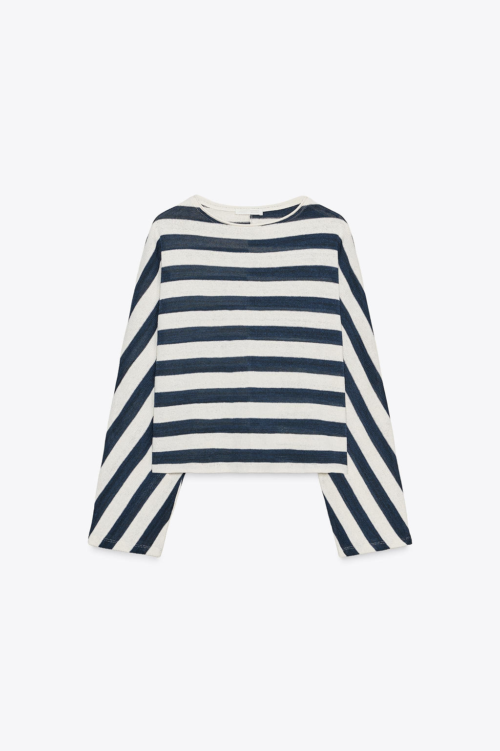 STRIPED BATWING SLEEVE TOP - Zara фото 16