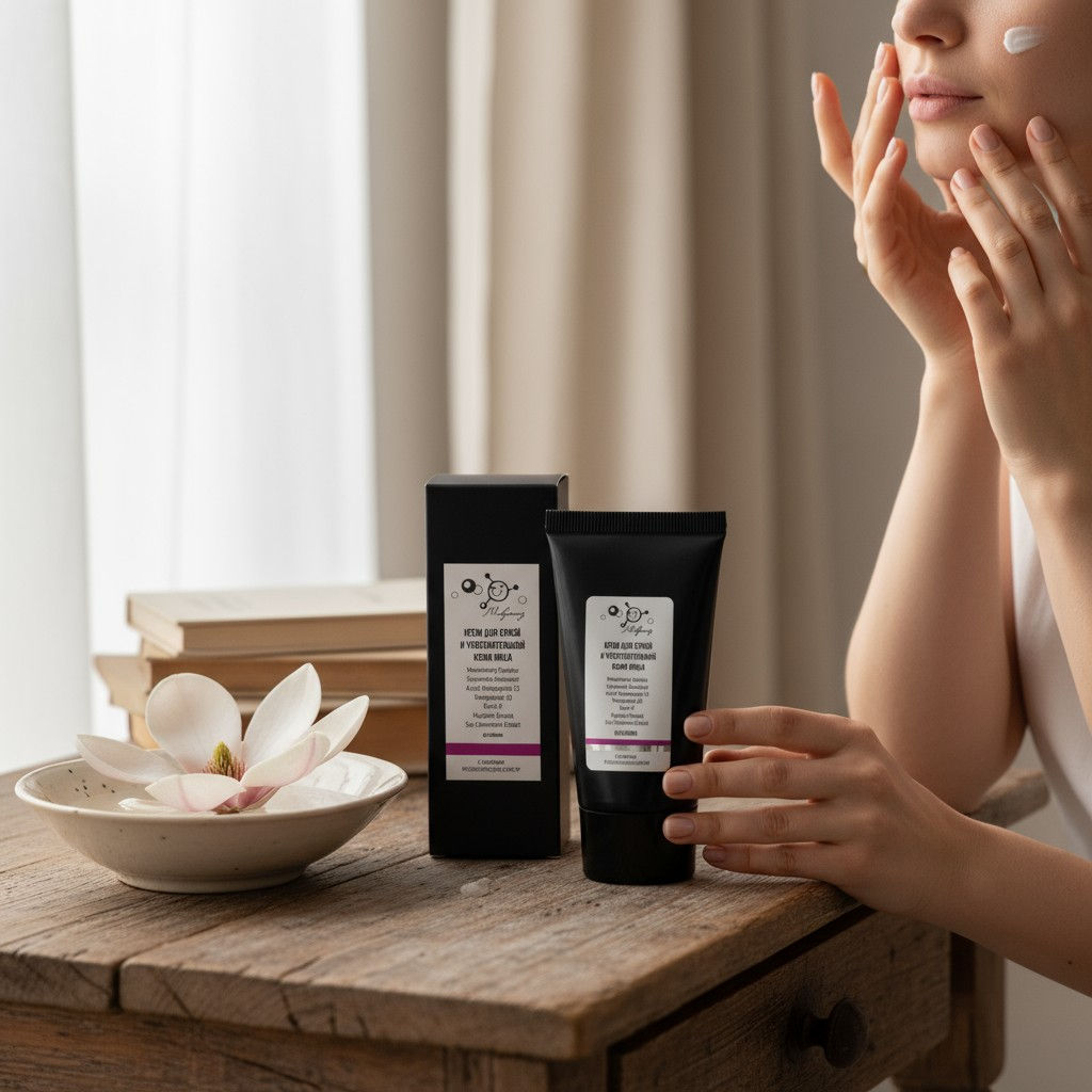 Крем для сухой и чувствительной кожи лица с тетрапептид-15,тетрапептид-30, туба, коробка 50 мл - Микролиз фото 2