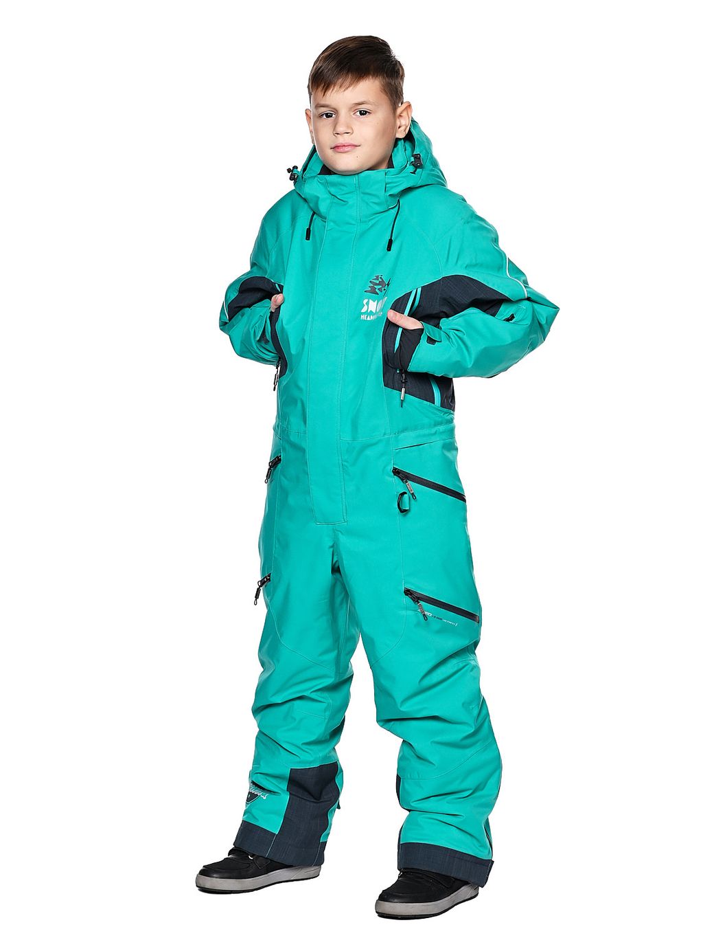 Комбинезон T-9072 Бирюзовый