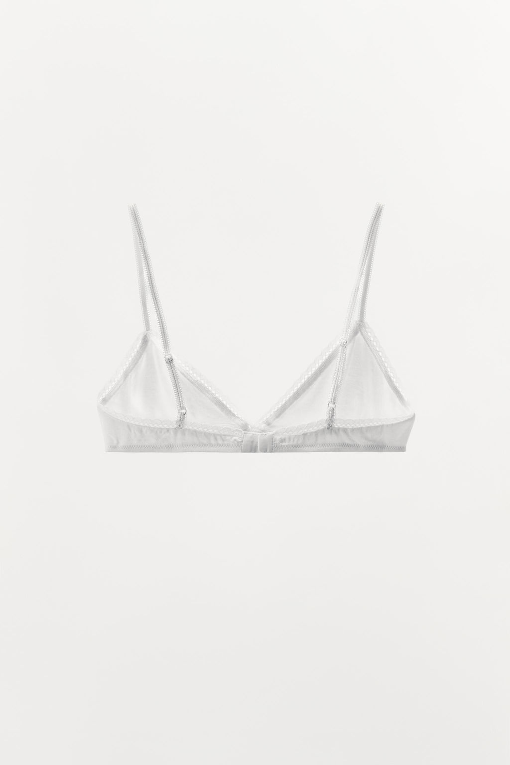 POINTELLE FLORAL TRIANGLE BRALETTE - Zara фото 5
