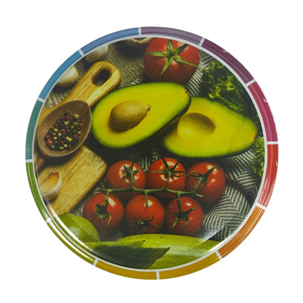 20шт. Крышка "твист-офф" d82мм (литография) "Времена года"