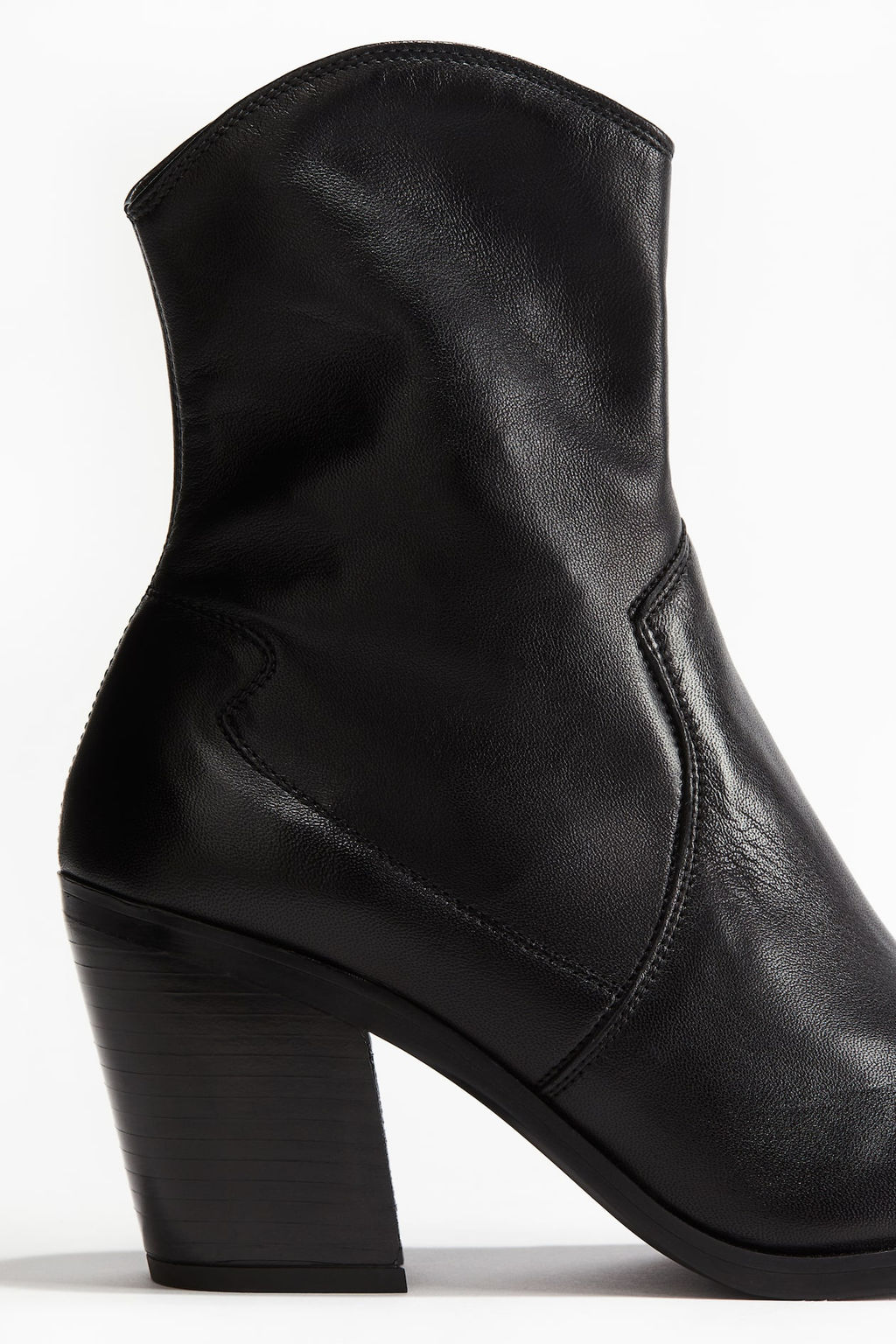 Botines cowboy de piel - H&m фото 4