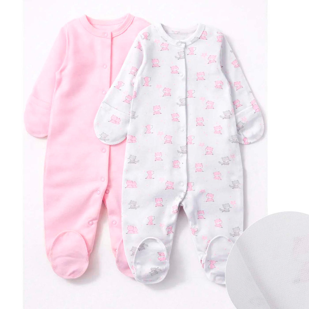 Комплект комбинезонов 2 шт интерлок начёс 1335208202 - Youlala фото 3