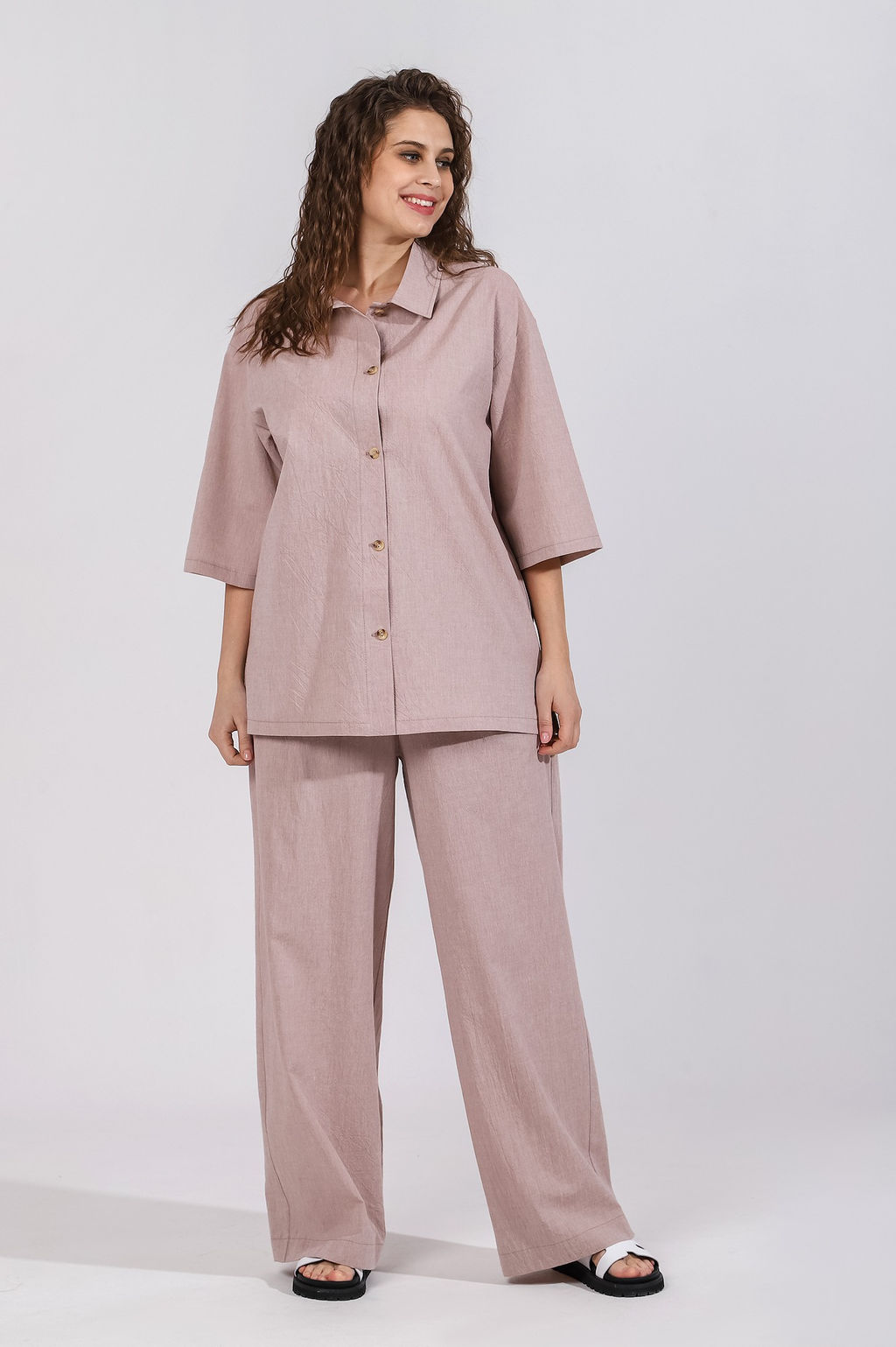 VIOTEX Брюки Тимьян-2 из вареного хлопка - Виотекс фото 17