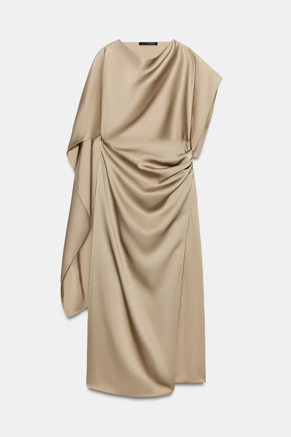 VESTIDO MIDI SATINADO CAPA / Cava - Zara фото 5