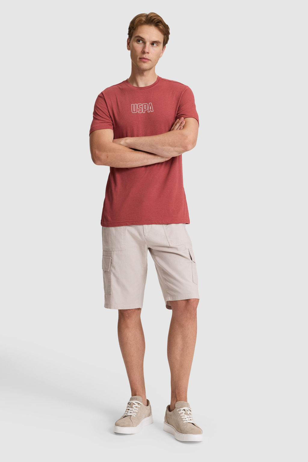 Erkek Vi_ne Regular Fit Bisiklet Yaka Ti__rt - U.s. polo assn фото 4