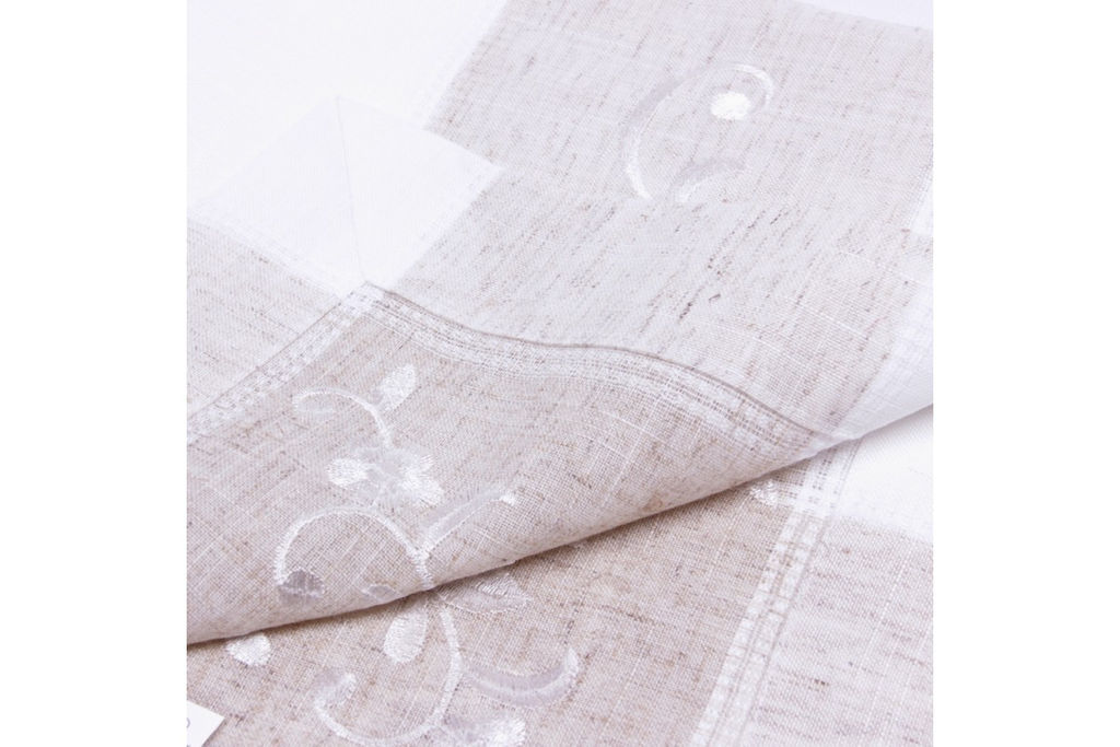 Скатерть текстильная имитация льна с вышивкой Каприз 11 - Наталья-текстиль фото 6