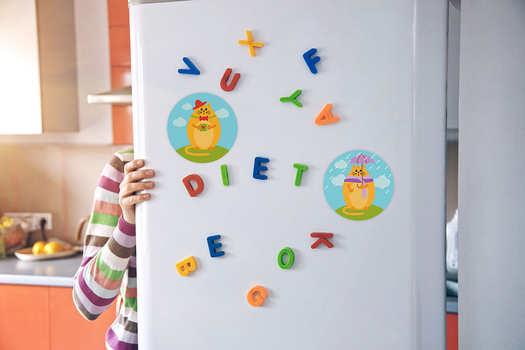 ФРЕЯ PNBM-008 Набор для раскрашивания по номерам (на магните) 9 х 9 см Рыжий котик