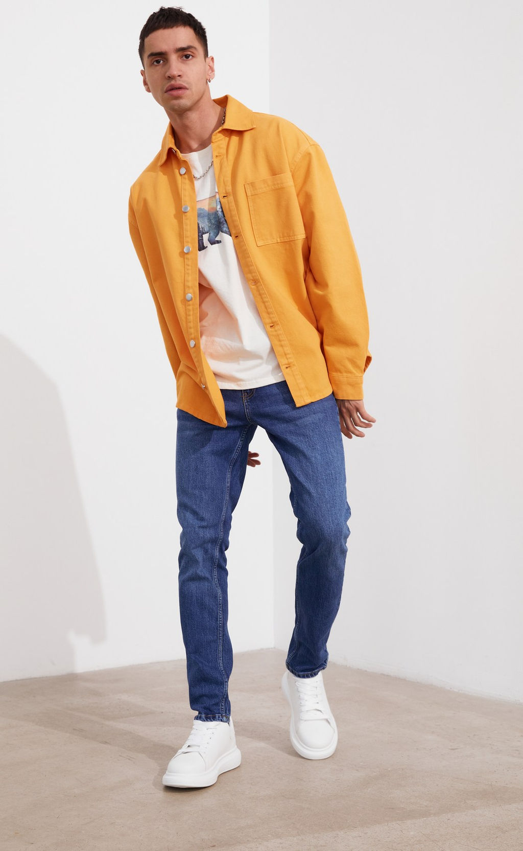 Джинсы муж. TP01-2001 mid indigo - Primm фото 3