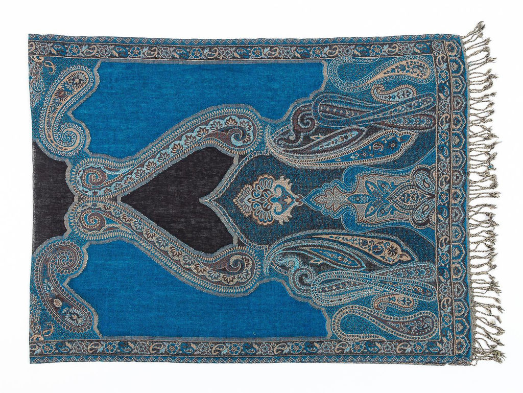 Палантин (шерсть100%)в ассортименте № Тк700/91 - Ганг фото 2