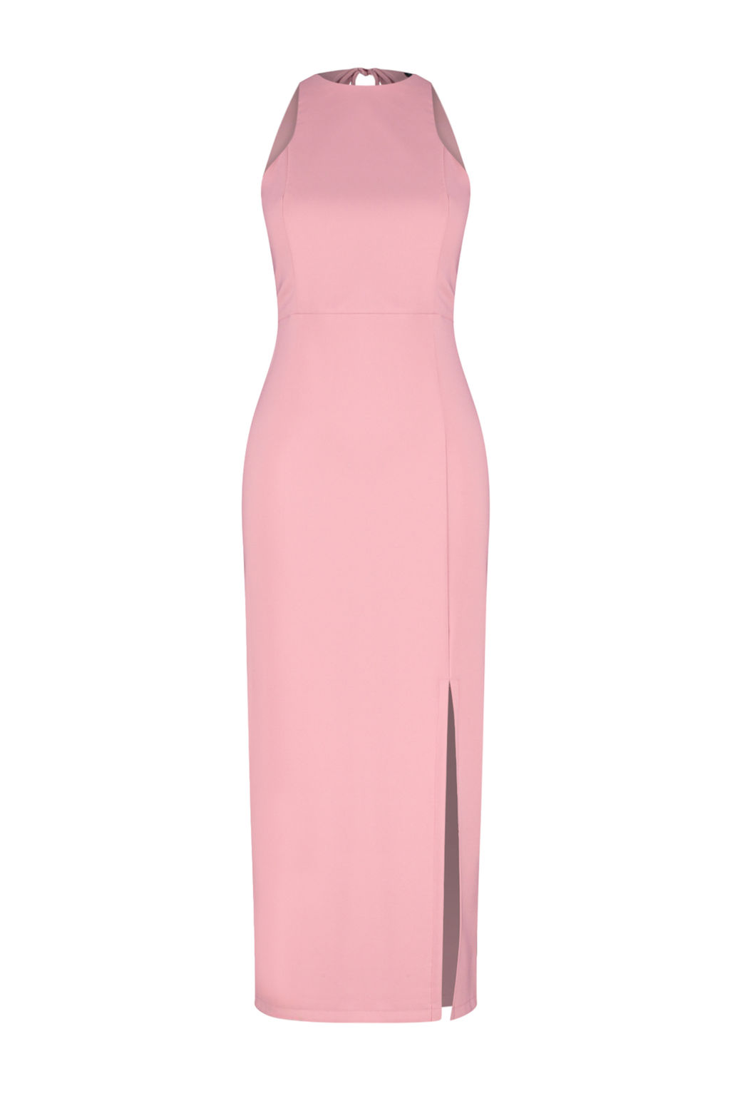 Gul Kurusu A Kesim Halter Yaka Maxi Kalem Etek Dokuma Elbise TWOSS24EL00612 - Trendyolmilla фото 13