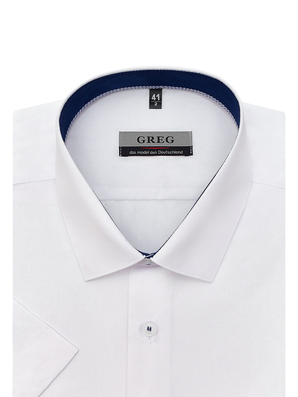 Сорочка мужская короткий рукав GREG 100/209/WH/Z/13p  фото 6