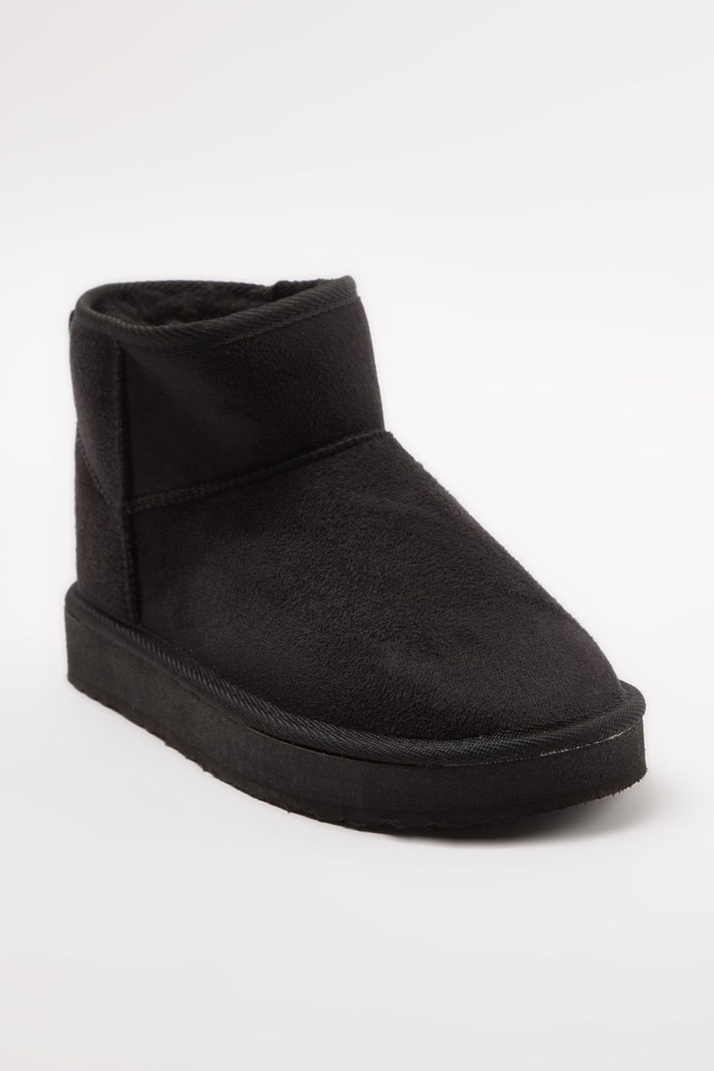 Trendyol Shoes Taba Ici Kurklu Yuvarlak Burun Duz Flatform Topuklu Kad?n Bot TAKAW25BO00029 - Trendyolmilla фото 8