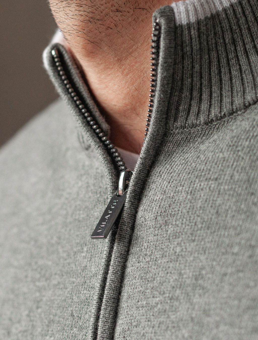 Кардиган на молнии из хлопка с нейлоном - Vilatte фото 3