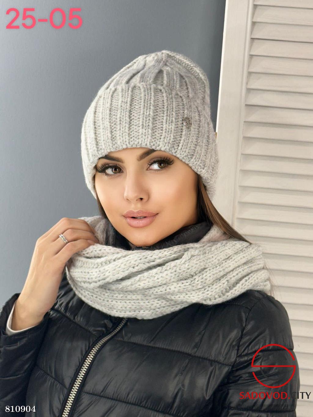 Комплект зимний шапка и снуд - Bruno фото 7