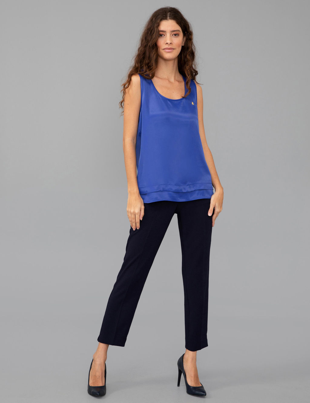 Sax Saten Kolsuz Bluz - Pierre cardin фото 6