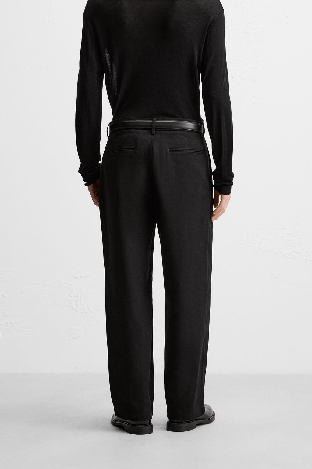 BALLOON-FIT PLEATED TROUSERS - Zara фото 13