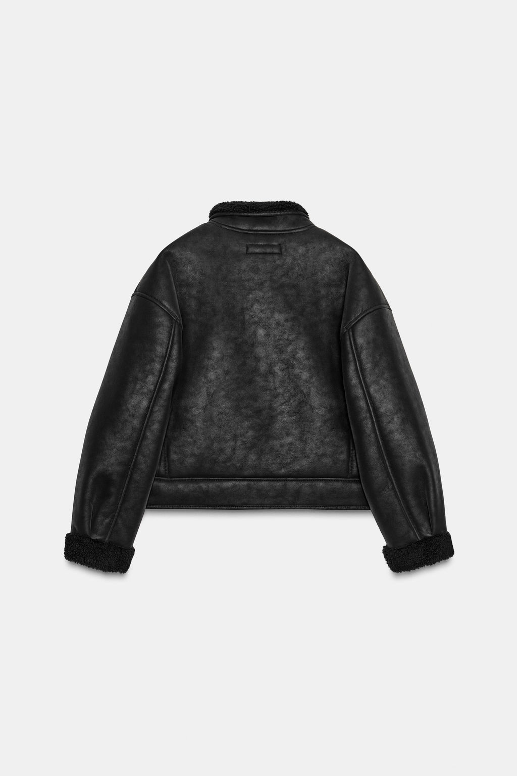 FAUX SUEDE DOUBLE-FACED JACKET - Zara фото 7