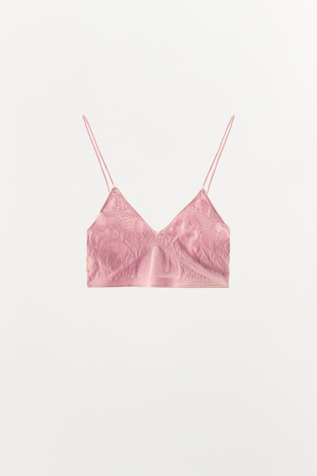 TRIANGLE SEAMLESS BRALETTE - Zara фото 3