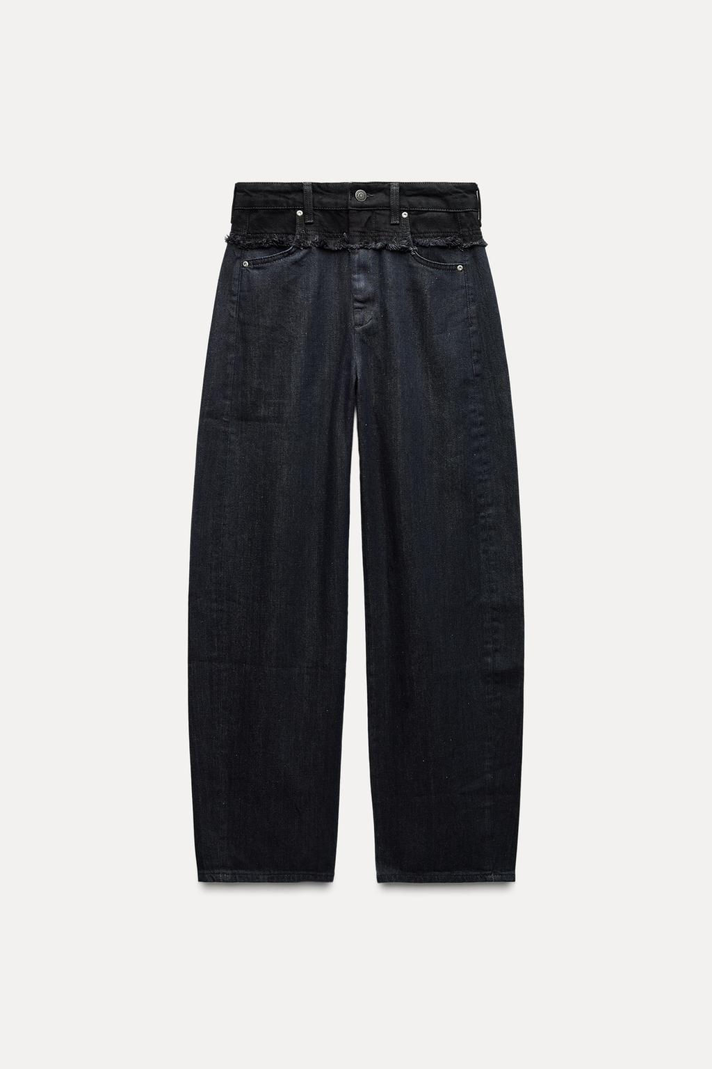 ZW COLLECTION BARREL MID-RISE JEANS - Zara фото 7