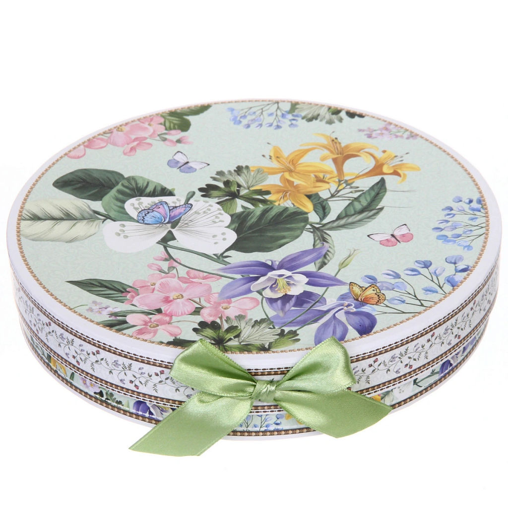 Тарелка керамическая в наборе 2шт "Цветочная фантазия" 20,5см