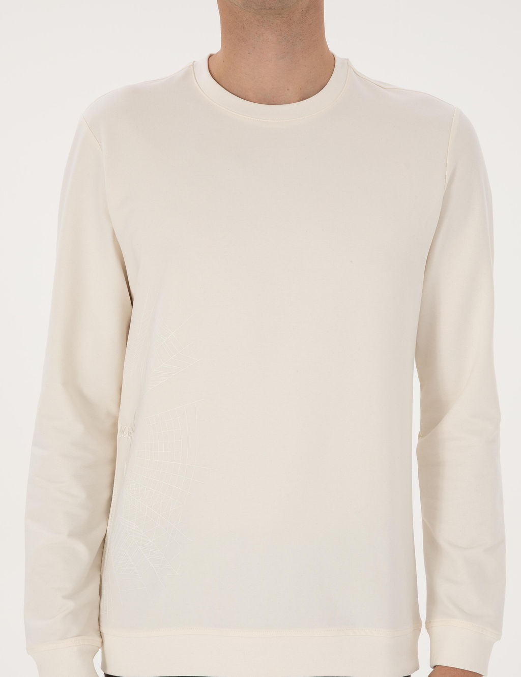 Ekru Regular Fit Sweatshirt - Pierre cardin фото 6