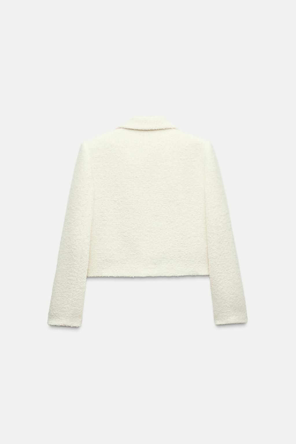 SHORT BOUCLE JACKET - Zara фото 4