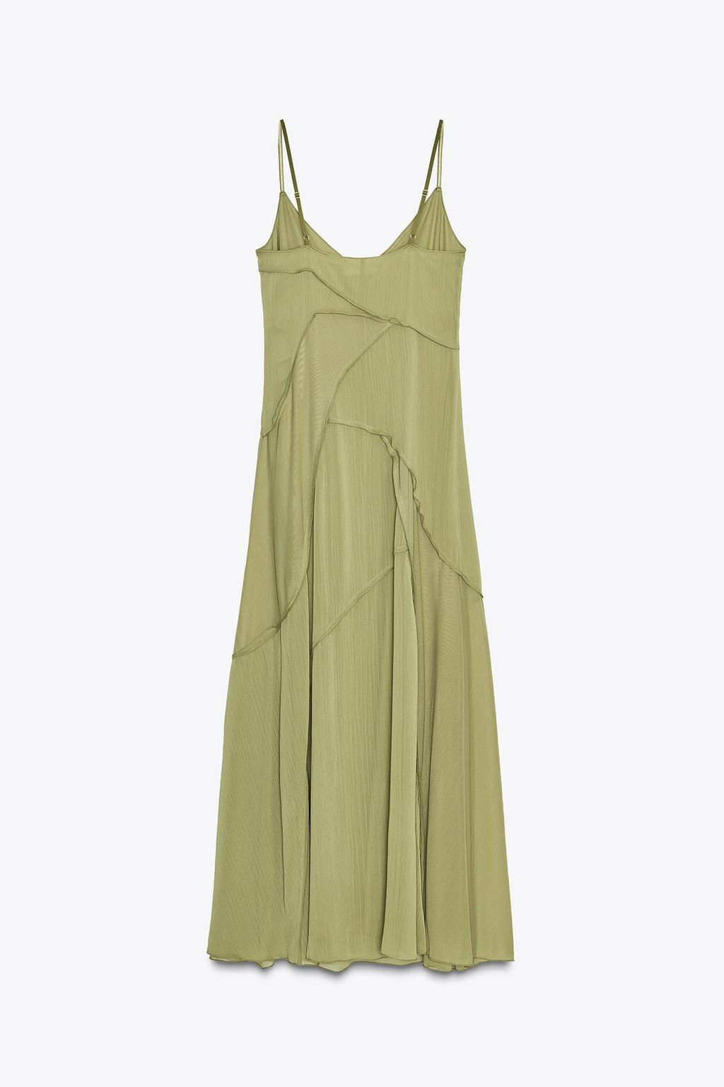 FLOWING COLOUR BLOCK DRESS - Zara фото 7