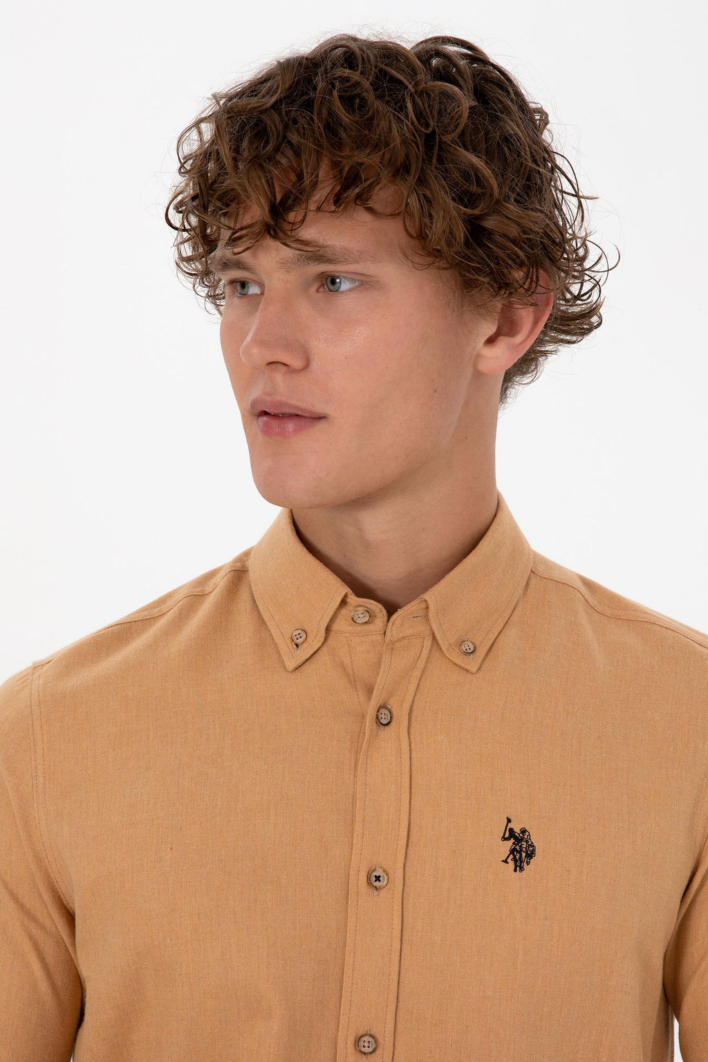 Erkek Camel Uzun Kollu Basic G_mlek - U.s. polo assn фото 2