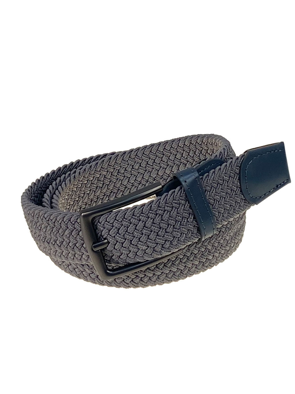 Ремень женский текстильный, цвет светло серый