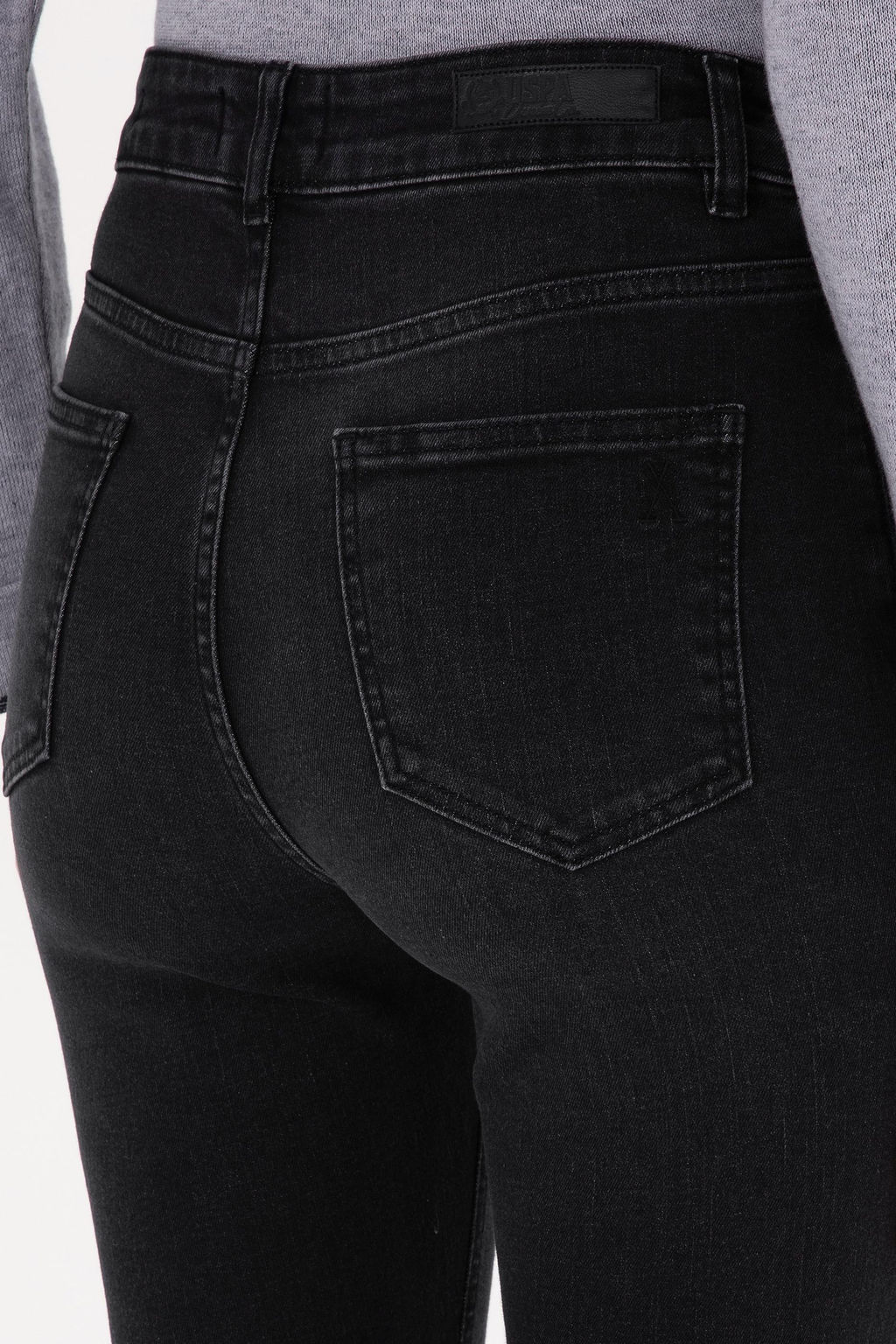 Kad_n Siyah Slim Flare Fit Jean Pantolon - U.s. polo assn фото 6