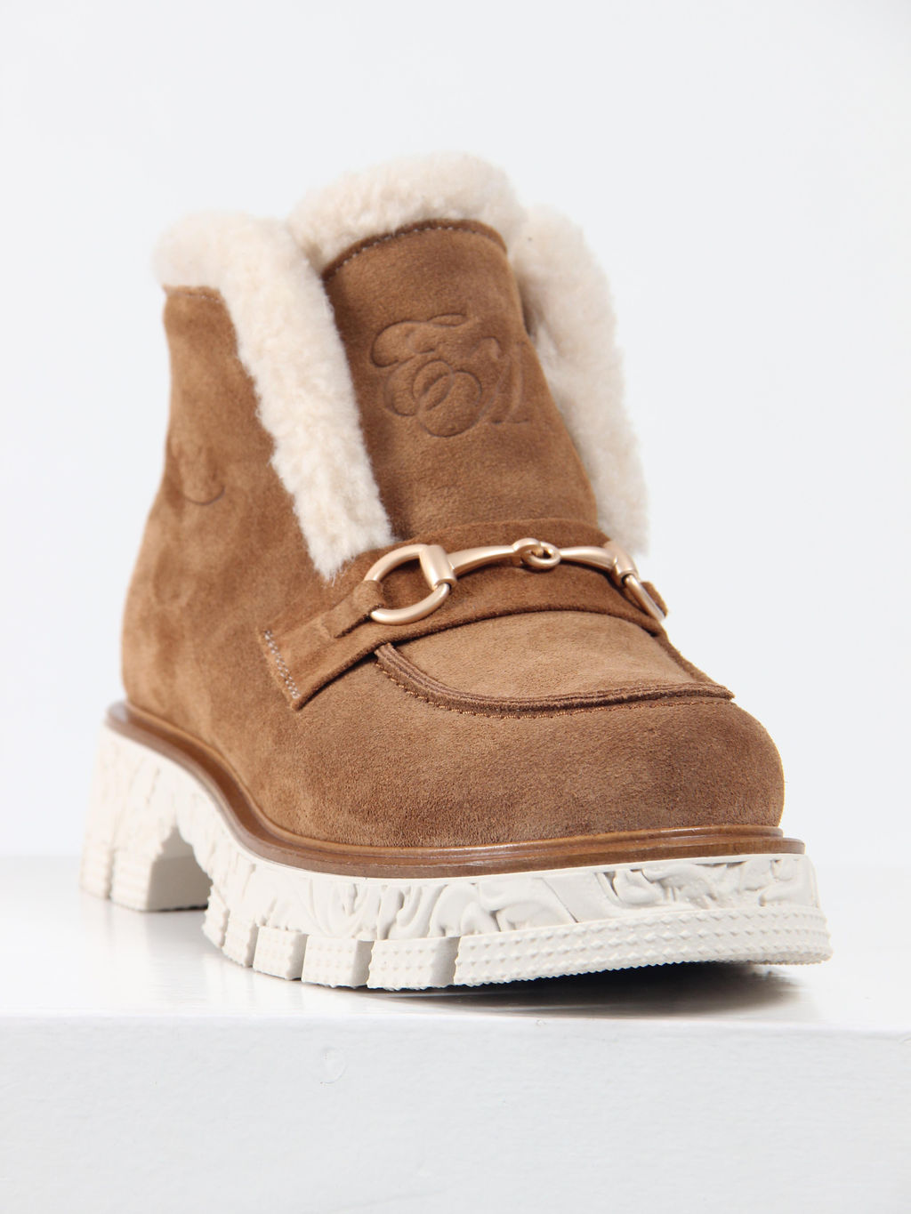 Ботинки 307. PODYUM141 be.светло коричневый замша/Шерсть