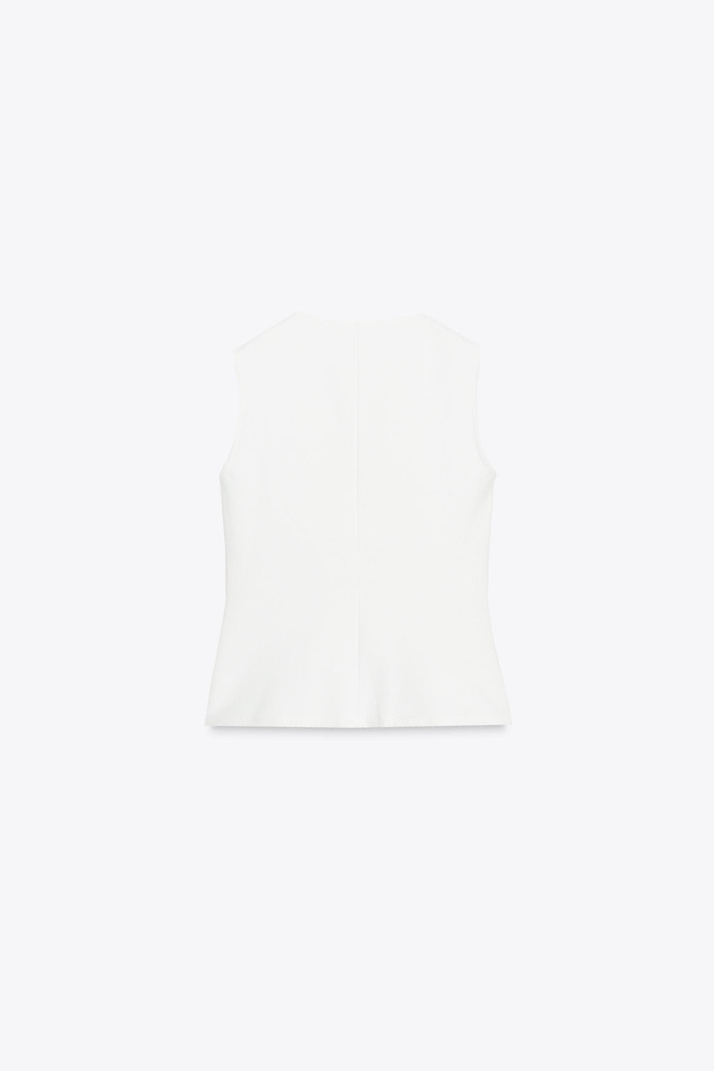 BUTTONED TWILL WAISTCOAT - Zara фото 5