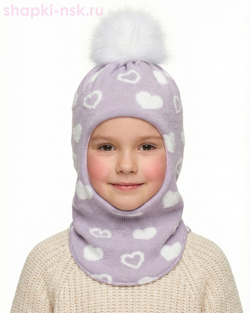 12635/2 MGT Шлем для девочки флис (50-52)