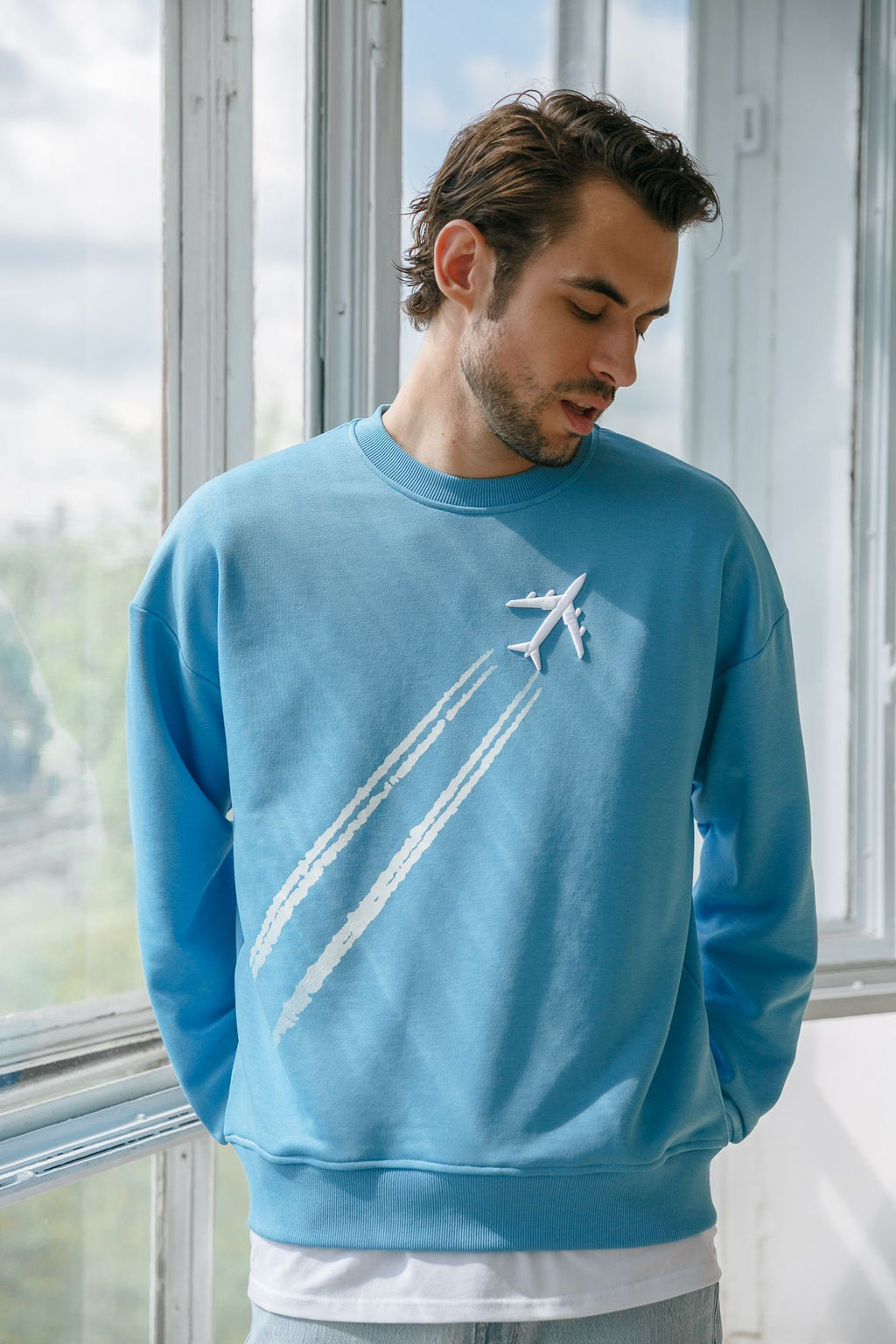 Свитшот мужской Sky - Captain's mate фото 2