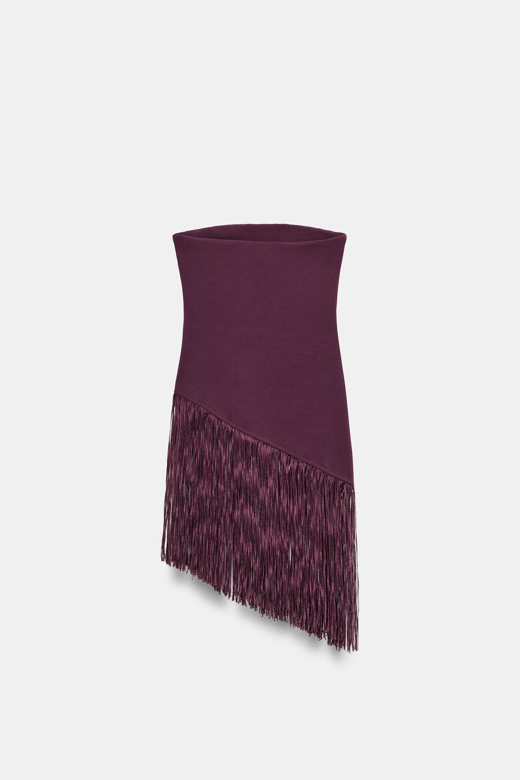 FRINGED STRETCH BANDEAU TOP - Zara фото 8