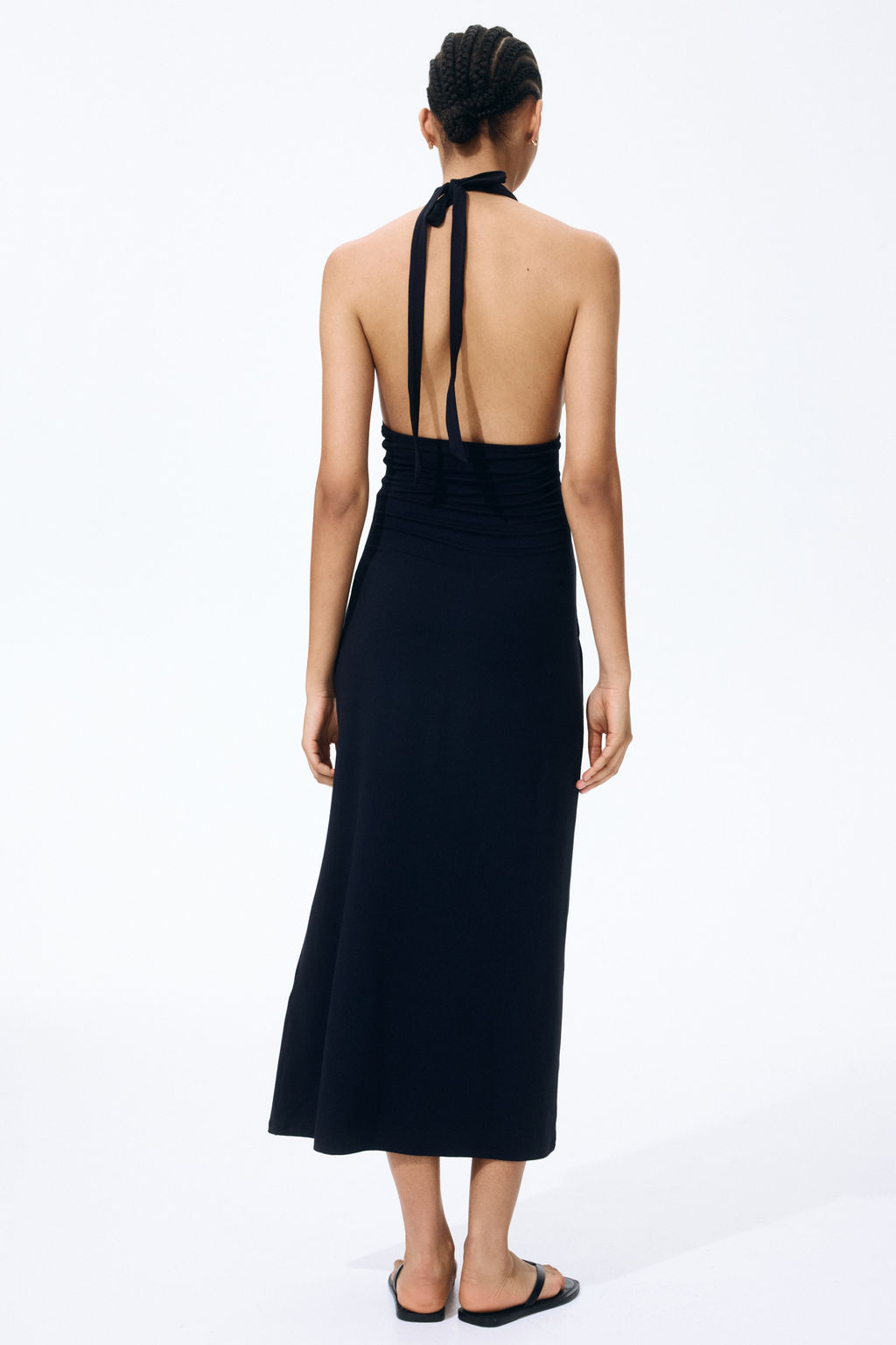 Maxivestido con escote halter - H&m фото 7