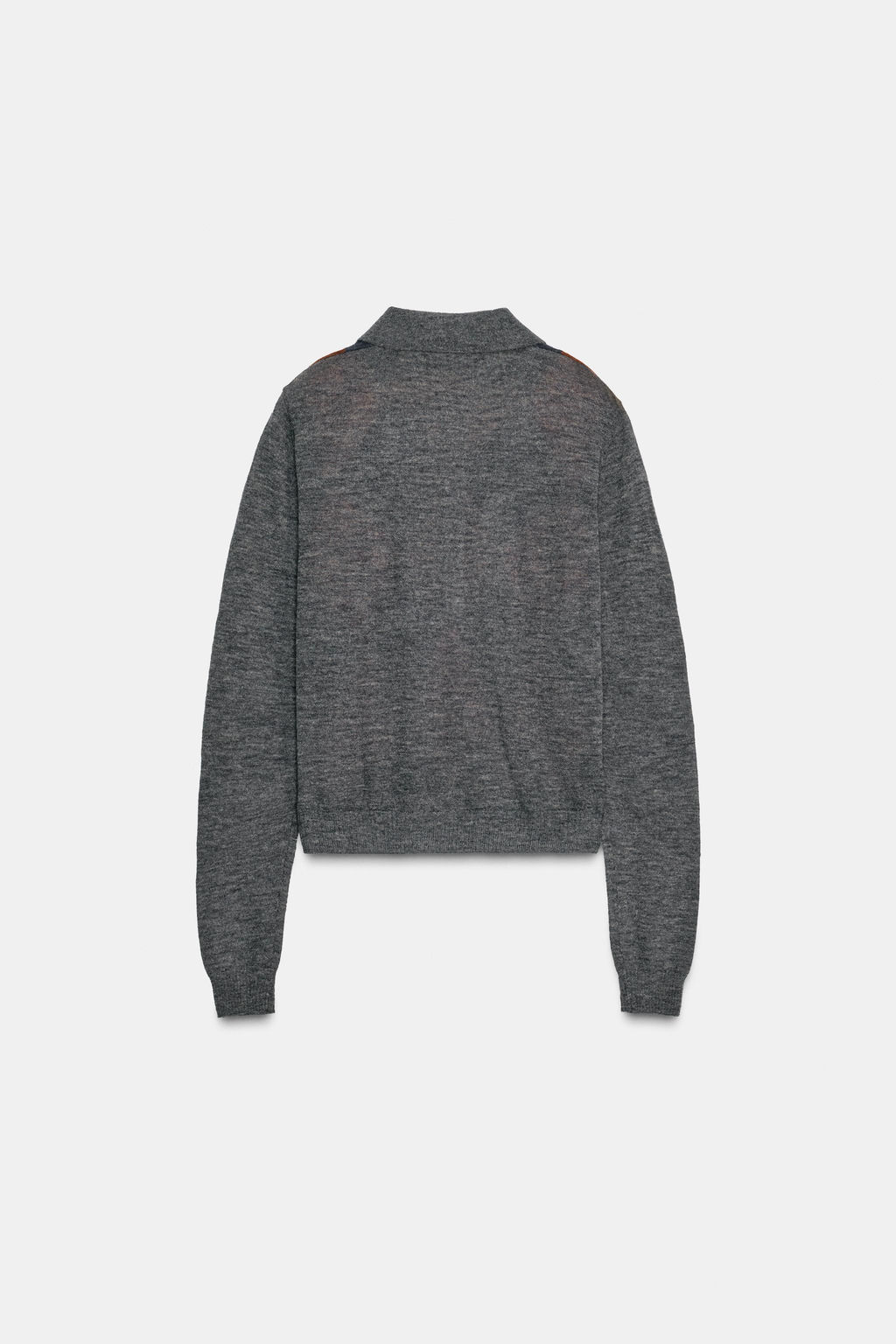 RHOMBUS KNIT POLO SWEATER - Zara фото 6