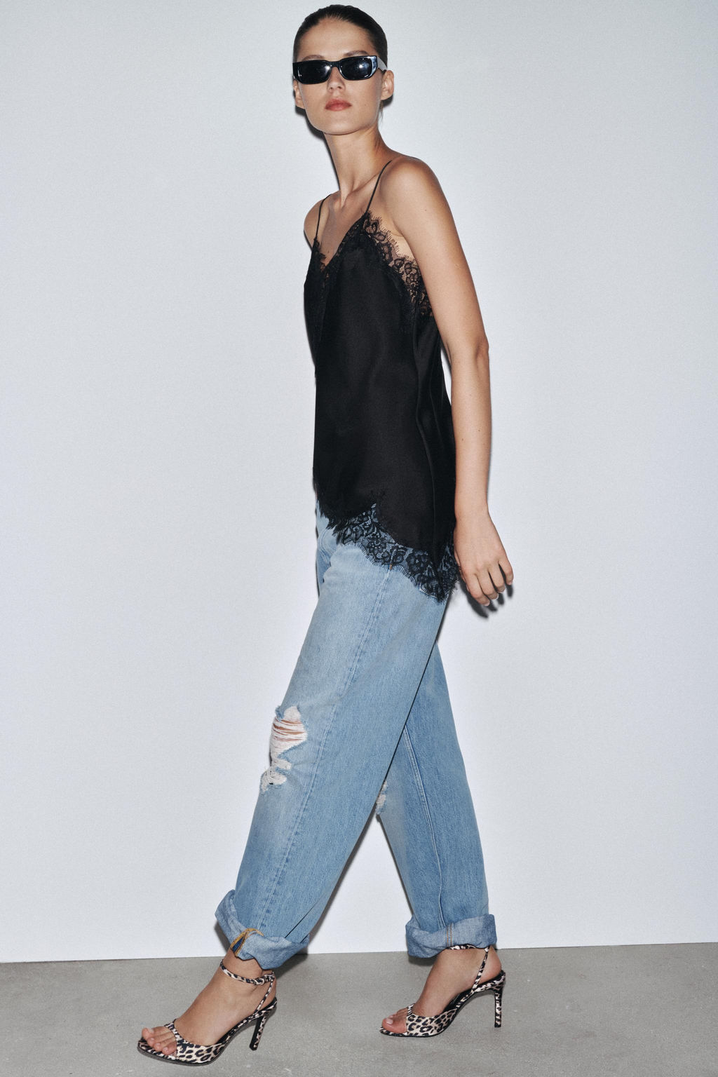 ANIMAL PRINT SANDALS - Zara фото 12