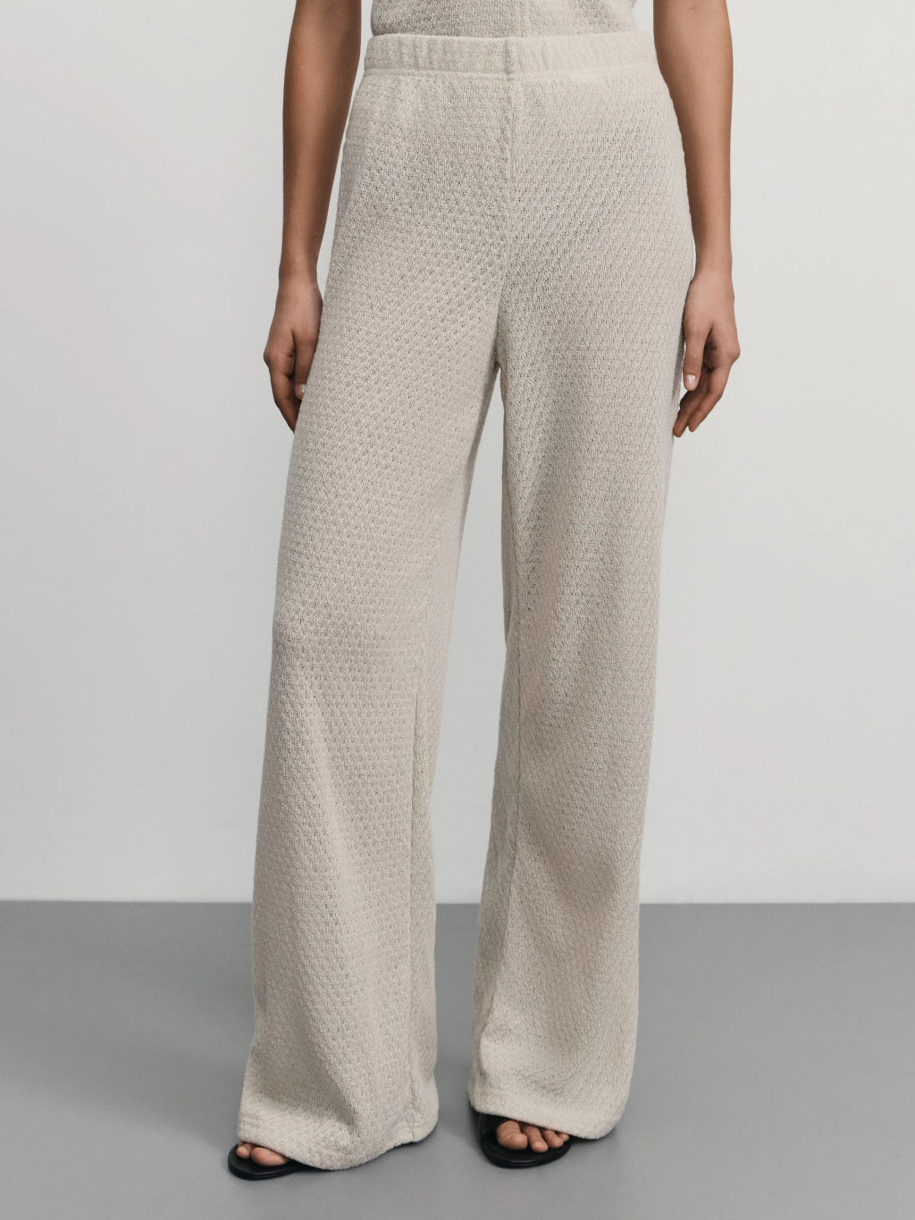 Брюки из фактурной вязки / Zarina  фото 2