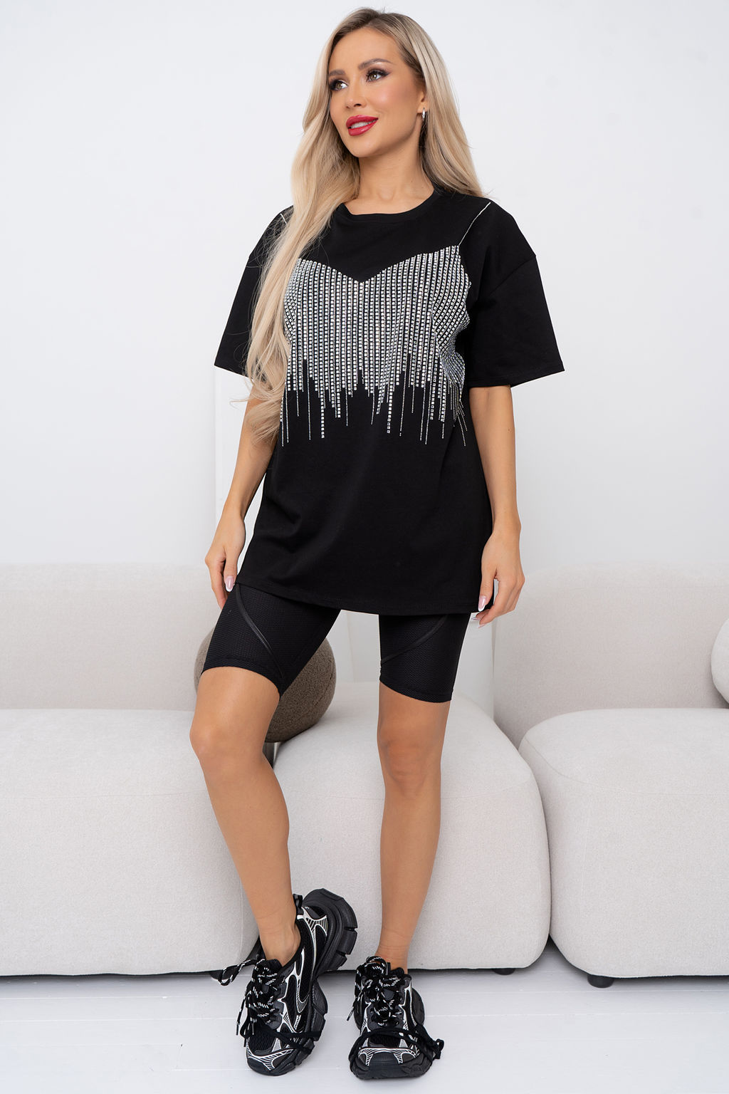 Футболка (черный) Фб11-125 - Николь фото 2