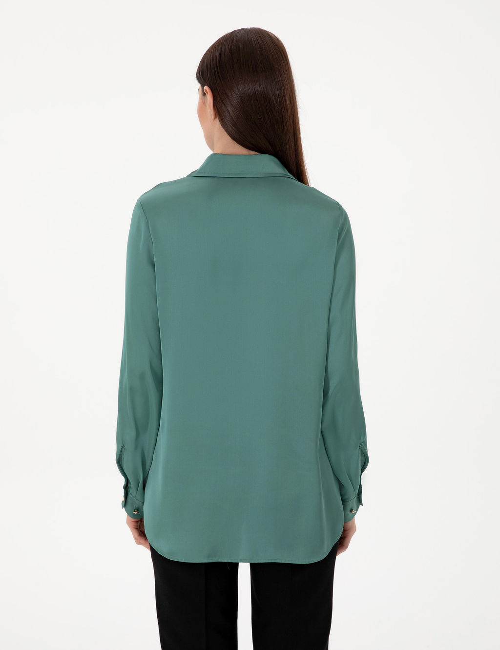 Ye_il Comfort Fit Uzun Kollu G_mlek - Pierre cardin фото 5