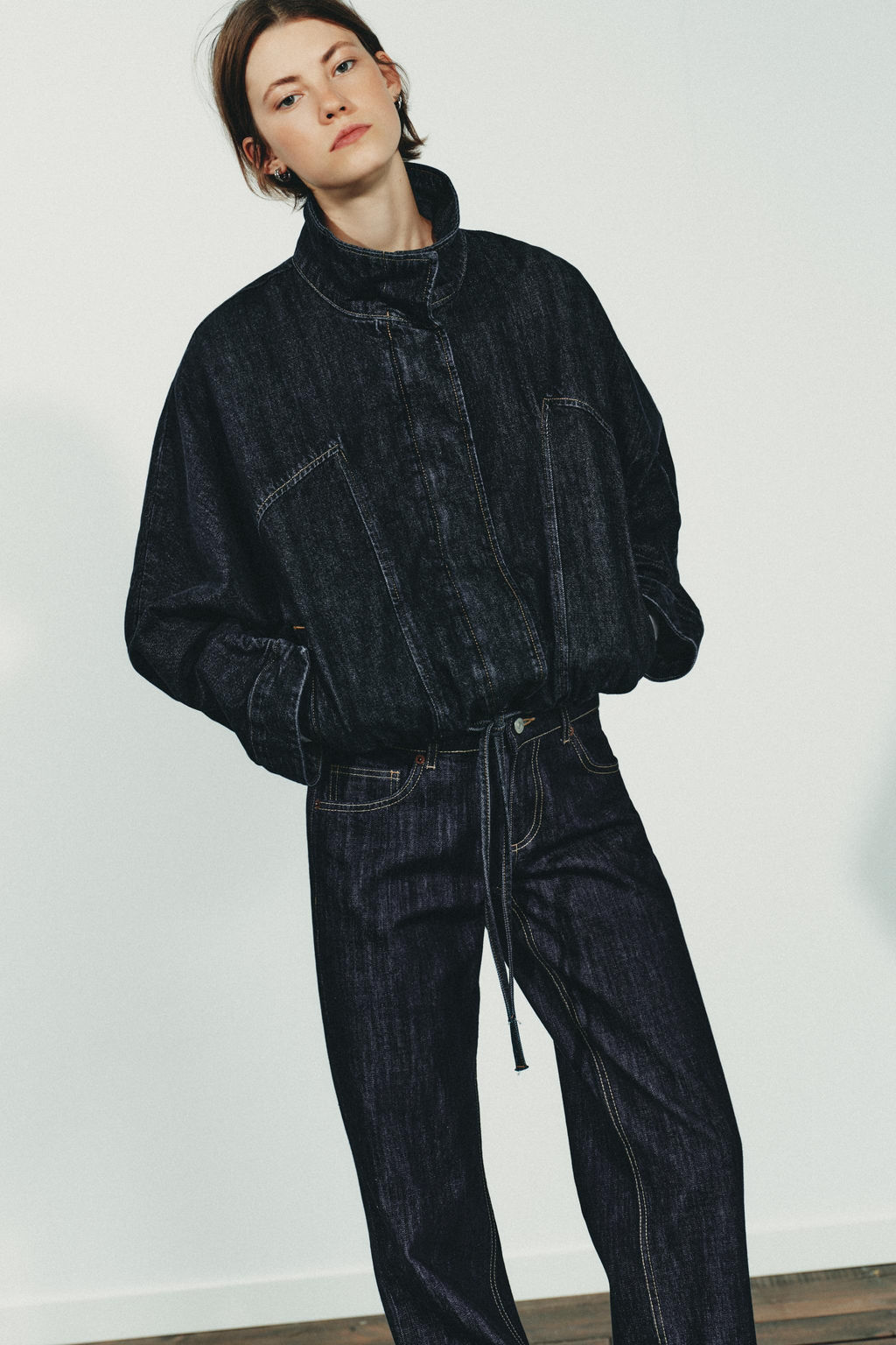 TRF BATWING SLEEVE DENIM JACKET - Zara фото 2