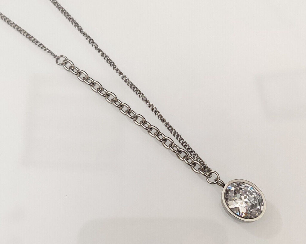 Кулон из стали на цепочке