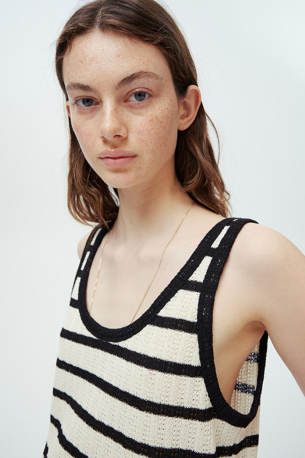 Top de tirantes en punto con textura - H&m фото 4