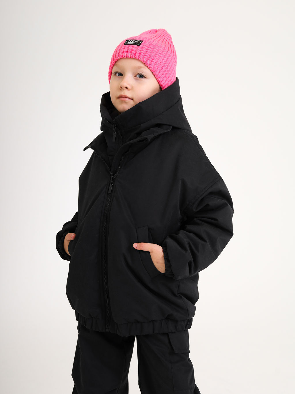 Куртка-бомбер VELUR, черная - Inzibe фото 11